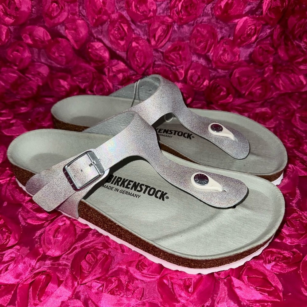 Birkenstock Gizeh BS Color Iridescent Matcha
